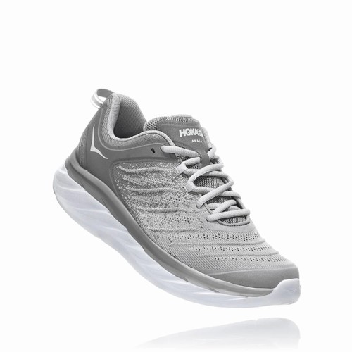 Hoka One One AKASA Lifestyle Shoes For Men India Grey IN-2149